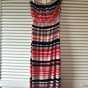 Multi Stripe Maxi Dress